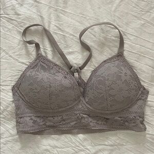 Victoria's Secret Lace Bralette in Taupe